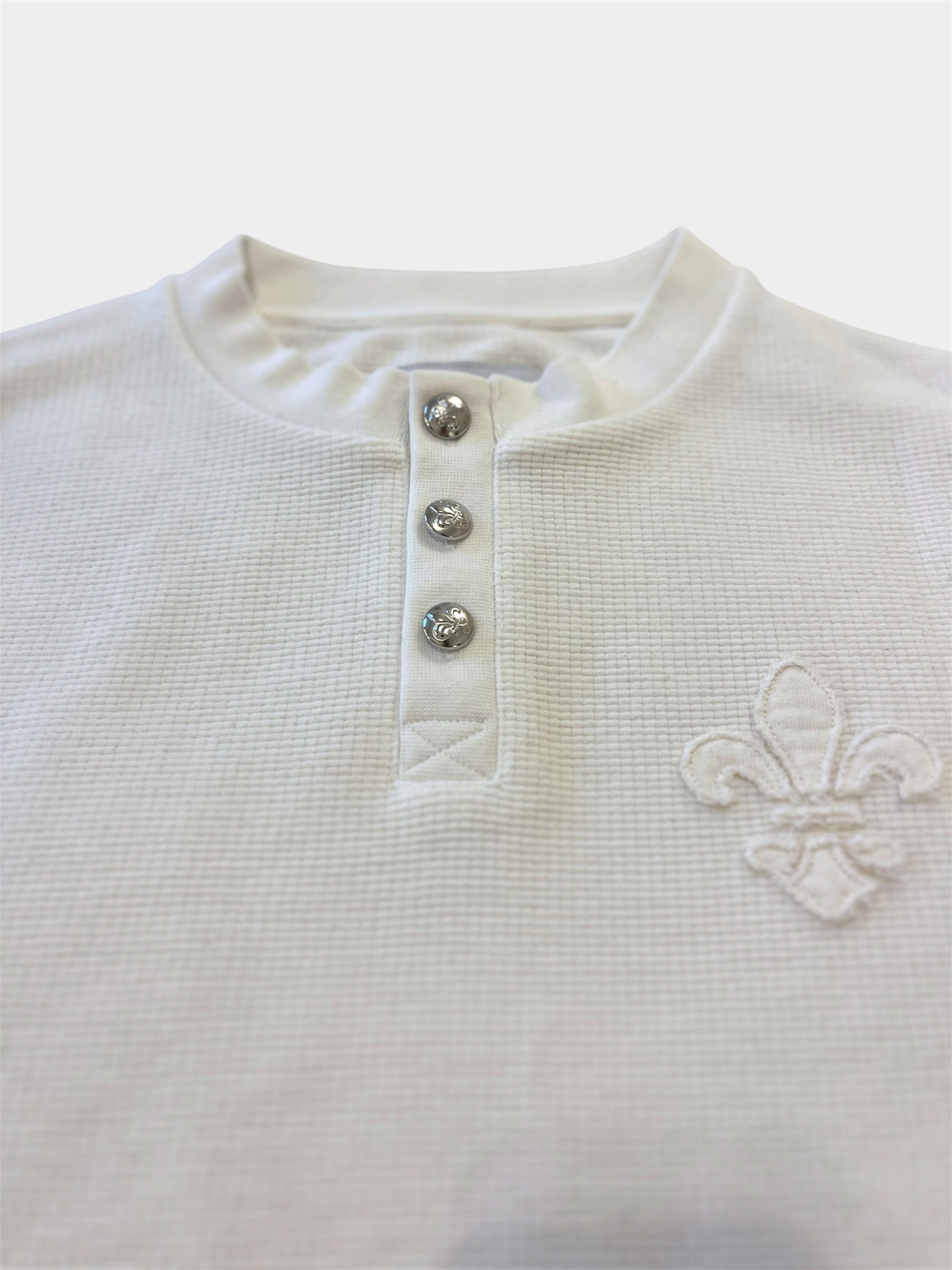 Écru Waffle Longsleeve