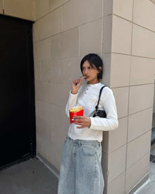 Écru Waffle Longsleeve